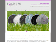 Tablet Screenshot of fochem-international.com